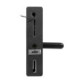 Замок биометрический автономный Trinix TRL-5101BTF Black L/R с Bluetooth, отпечатком пальца и Mifare для металлических и деревянных дверей 35-55 мм Замок биометрический автономный Trinix TRL-5101BTF Black L/R с Bluetooth, отпечатком пальца и Mifare для металлических и деревянных дверей 35-55 мм