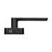 Біометричний замок Trinix TRL-5110BTF Black L/R з Bluetooth для безпечного доступу з відбитками пальців та картами Mifare