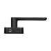 Біометричний електрозамок Trinix TRL-7702WF Black L/R з Wi-Fi для дверей з відбитками пальців і карт Mifare, автономний, врізний монтаж, до 200 користувачів