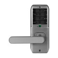 Биометрический замок Trinix TRL-5406BTF Silver L/R с Bluetooth и считывателем отпечатков пальцев и карт Mifare для надежной защиты дверей Биометрический замок Trinix TRL-5406BTF Silver L/R с Bluetooth и считывателем отпечатков пальцев и карт Mifare для надежной защиты дверей