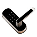 Биометрический замок Trinix TRL-5107BTF Silver Right с Bluetooth и считывателем отпечатков пальцев для металлических и деревянных дверей 35-55 мм Биометрический замок Trinix TRL-5107BTF Silver Right с Bluetooth и считывателем отпечатков пальцев для металлических и деревянных дверей 35-55 мм