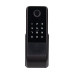 Біометричний автономний замок Trinix TRL-5202BT2FW Black з Bluetooth для дерев'яних та металевих дверей, зчитувач відбитків пальців та карт Mifare