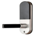 Биометрический замок Trinix TRL-5107BTF Silver Right с Bluetooth и считывателем отпечатков пальцев для металлических и деревянных дверей 35-55 мм Биометрический замок Trinix TRL-5107BTF Silver Right с Bluetooth и считывателем отпечатков пальцев для металлических и деревянных дверей 35-55 мм