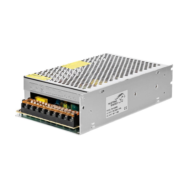 Блок живлення Mustang Energy PS-1220PB 12V/20A для відеоспостереження з регуляцією напруги та світловою індикацією у металевому корпусі Блок живлення Mustang Energy PS-1220PB 12V/20A для відеоспостереження з регуляцією напруги та світловою індикацією у металевому корпусі