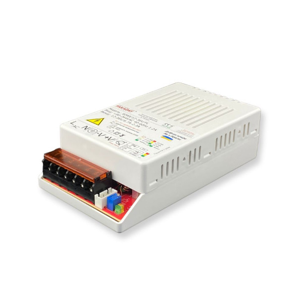 Блок живлення Faraday Electronics 80Wt/12-36V/PL для систем відеоспостереження та охорони, імпульсний 80 Вт, 12–36 В, кріплення на DIN-рейку Блок живлення Faraday Electronics 80Wt/12-36V/PL для систем відеоспостереження та охорони, імпульсний 80 Вт, 12–36 В, кріплення на DIN-рейку