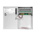 Блок безперебійного живлення Kraft PSU-1210/16CH для систем відеоспостереження з LED-індикацією, 12 В, 10 А, 16 каналів навантаження, металева конструкція Блок безперебійного живлення Kraft PSU-1210/16CH для систем відеоспостереження з LED-індикацією, 12 В, 10 А, 16 каналів навантаження, металева конструкція
