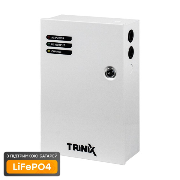 Блок бесперебойного питания Trinix PSU-1210LED(M) LiFePO4 для литий-железо-фосфатных и свинцово-кислотных аккумуляторов 10 A 172.8 Вт настенный монтаж Блок бесперебойного питания Trinix PSU-1210LED(M) LiFePO4 для литий-железо-фосфатных и свинцово-кислотных аккумуляторов 10 A 172.8 Вт настенный монтаж