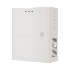 Блок живлення Kraft PSU-1208LED(P) 12 В 8 A для відеоспостереження з LED-індикацією та місцем під акумулятор 7 Аг