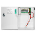 Блок безперебійного живлення Kraft PSU-1205/8CH для відеоспостереження з 8 каналами навантаження і LED-індикацією, 12 В, 5 А, металевий бокс, розмір 195 x 265 x 75 мм Блок безперебійного живлення Kraft PSU-1205/8CH для відеоспостереження з 8 каналами навантаження і LED-індикацією, 12 В, 5 А, металевий бокс, розмір 195 x 265 x 75 мм