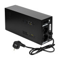 Джерело безперебійного живлення Kraft KRF-1200VA/720W(LED)LiFePO4 UPS для комп'ютерів та електроніки з LCD-дисплеєм, 1200 ВА, 720 Вт, LiFePO4 акумулятором Джерело безперебійного живлення Kraft KRF-1200VA/720W(LED)LiFePO4 UPS для комп'ютерів та електроніки з LCD-дисплеєм, 1200 ВА, 720 Вт, LiFePO4 акумулятором