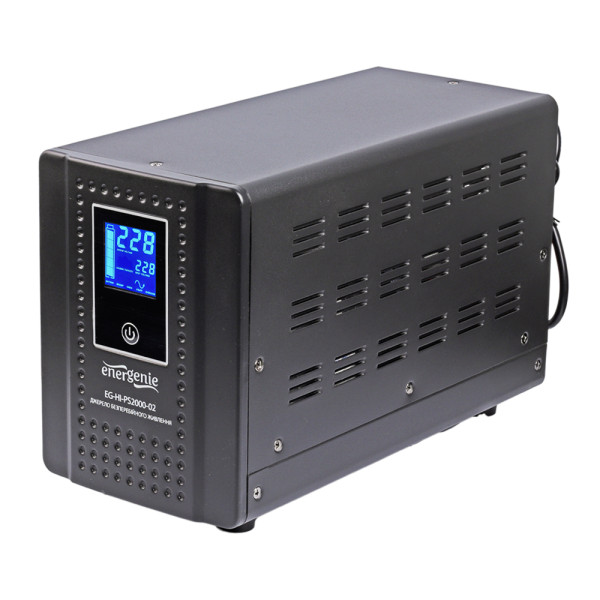 Источник бесперебойного питания EnerGenie EG-HI-PS2000-02 2000ВА / 1200Вт линейно-интерактивный с правильной синусоидой для защиты чувствительной техники Источник бесперебойного питания EnerGenie EG-HI-PS2000-02 2000ВА / 1200Вт линейно-интерактивный с правильной синусоидой для защиты чувствительной техники