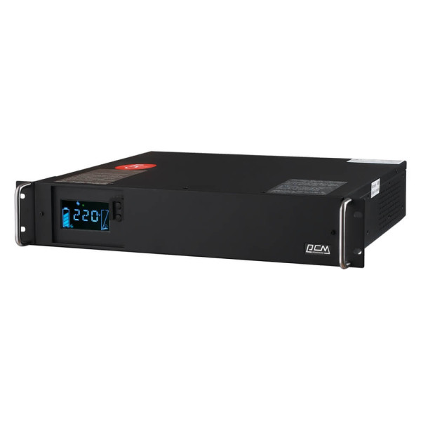 Джерело безперебійного живлення Powercom KIN-1200AP RM LCD 1200ВА 960Вт для серверного обладнання та мережевого устаткування 19 дюймів Джерело безперебійного живлення Powercom KIN-1200AP RM LCD 1200ВА 960Вт для серверного обладнання та мережевого устаткування 19 дюймів