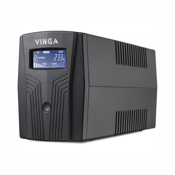 Джерело безперебійного живлення Vinga LCD 1200 ВА / 720 Вт Джерело безперебійного живлення Vinga LCD 1200 ВА / 720 Вт