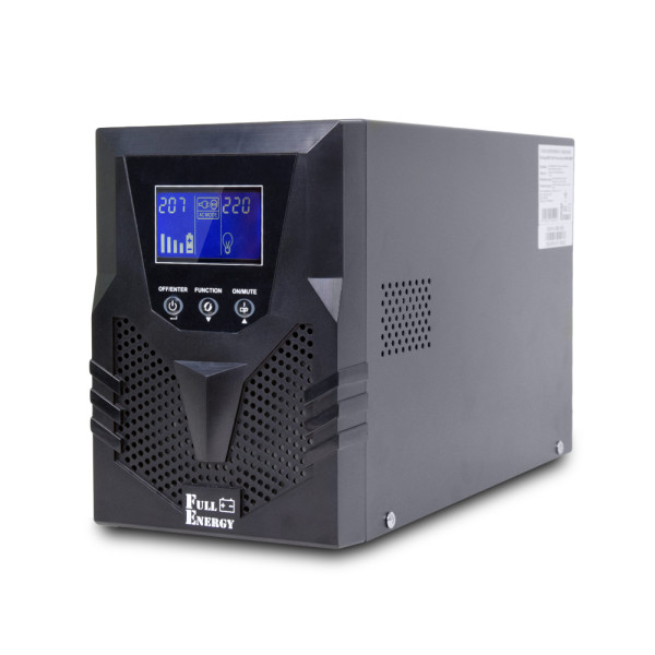 Автономне ДБЖ online Full Energy BBGP-220/10Prime External 1000 ВА 800 Вт з LCD для безперебійного живлення охоронних систем та відеоспостереження Автономне ДБЖ online Full Energy BBGP-220/10Prime External 1000 ВА 800 Вт з LCD для безперебійного живлення охоронних систем та відеоспостереження