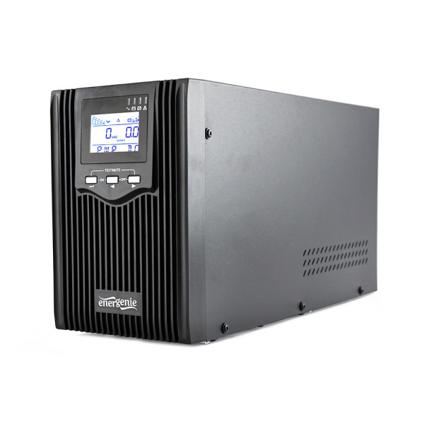 Джерело безперебійного живлення EnerGenie EG-UPS-PS2000-01 2000ВА / 1600Вт для резервного живлення ПК та чутливої електроніки з чистою синусоїдою Джерело безперебійного живлення EnerGenie EG-UPS-PS2000-01 2000ВА / 1600Вт для резервного живлення ПК та чутливої електроніки з чистою синусоїдою