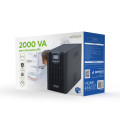 Джерело безперебійного живлення EnerGenie EG-UPS-PS2000-01 2000ВА / 1600Вт для резервного живлення ПК та чутливої електроніки з чистою синусоїдою Джерело безперебійного живлення EnerGenie EG-UPS-PS2000-01 2000ВА / 1600Вт для резервного живлення ПК та чутливої електроніки з чистою синусоїдою