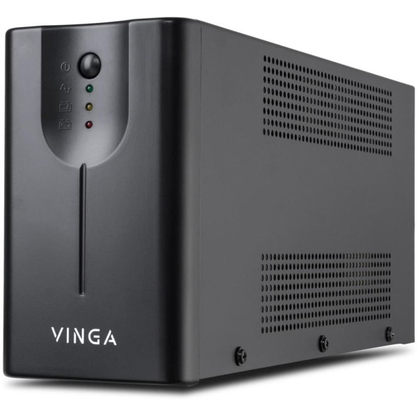 Джерело безперебійного живлення Vinga VPE-600MU 600ВА / 360 Вт з LED-індикацією з USB у металевому корпусі Джерело безперебійного живлення Vinga VPE-600MU 600ВА / 360 Вт з LED-індикацією з USB у металевому корпусі