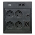 Источник бесперебойного питания Powercom RPT-2000AP Schuko 2000ВА 1200Вт линейно-интерактивный с USB и LCD для серверов и видеонаблюдения Источник бесперебойного питания Powercom RPT-2000AP Schuko 2000ВА 1200Вт линейно-интерактивный с USB и LCD для серверов и видеонаблюдения