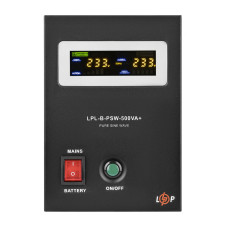 ДБЖ LP LPL-B-PSW-500VA+ (350Вт) 5A/15A з правильною синусоїдою 12V ДБЖ LP LPL-B-PSW-500VA+ (350Вт) 5A/15A з правильною синусоїдою 12V