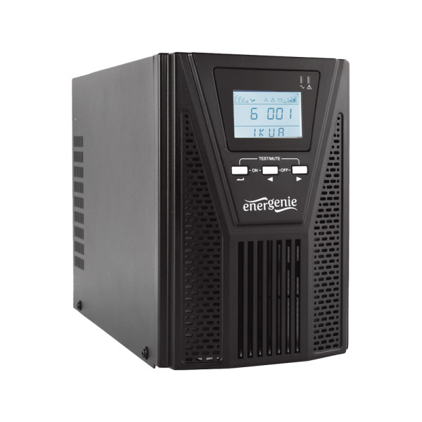 Источник бесперебойного питания 1000ВА / 900Вт EnerGenie EG-UPSO-1000 для защиты чувствительной электроники в офисе и дома с чистой синусоидой и двойным преобразованием Источник бесперебойного питания 1000ВА / 900Вт EnerGenie EG-UPSO-1000 для защиты чувствительной электроники в офисе и дома с чистой синусоидой и двойным преобразованием