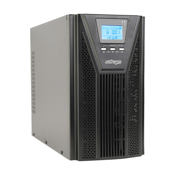 Источник бесперебойного питания 2000ВА EnerGenie EG-UPSO-2000 для домашней и офисной электроники с чистой синусоидой и двойным преобразованием Источник бесперебойного питания 2000ВА EnerGenie EG-UPSO-2000 для домашней и офисной электроники с чистой синусоидой и двойным преобразованием
