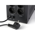 Джерело безперебійного живлення Vinga VPC-1200MU 1200ВА / 720 Вт з LCD-дисплеєм з USB у металевому корпусі Джерело безперебійного живлення Vinga VPC-1200MU 1200ВА / 720 Вт з LCD-дисплеєм з USB у металевому корпусі