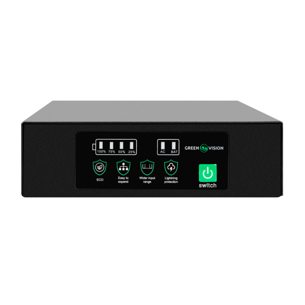 Блок безперебійного живлення GV-701-UPS-DC16-60W для систем відеоспостереження та охоронних систем 12V 16Ah Блок безперебійного живлення GV-701-UPS-DC16-60W для систем відеоспостереження та охоронних систем 12V 16Ah