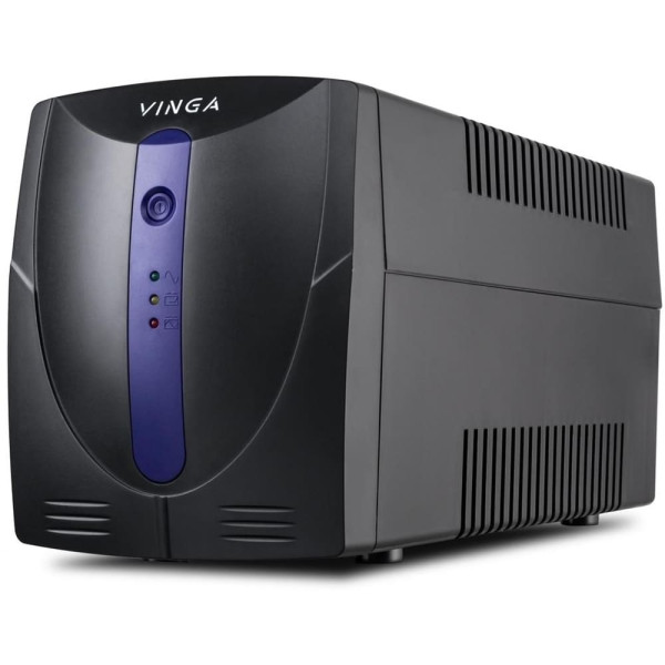 Джерело безперебійного живлення Vinga VPE-800PU 800ВА / 480 Вт з LED-індикацією з USB у пластиковому корпусі Джерело безперебійного живлення Vinga VPE-800PU 800ВА / 480 Вт з LED-індикацією з USB у пластиковому корпусі