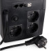 Джерело безперебійного живлення Vinga VPC-1200PU 1200ВА / 720 Вт з LCD-дисплеєм з USB у пластиковому корпусі