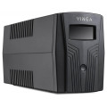 Джерело безперебійного живлення Vinga VPC-1200PU 1200ВА / 720 Вт з LCD-дисплеєм з USB у пластиковому корпусі Джерело безперебійного живлення Vinga VPC-1200PU 1200ВА / 720 Вт з LCD-дисплеєм з USB у пластиковому корпусі