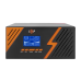 ДБЖ з правильною синусоїдою 12V LPM-PSW-1500VA (1050Вт) Black для безперебійного живлення техніки та систем аварійного освітлення