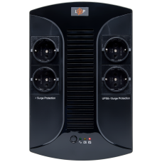 Линейно-интерактивный ИБП LP 650VA-PS (390Вт) для защиты бытовой и офисной техники от перегрузок и отключений, поддержка 10-15 минут автономной работы