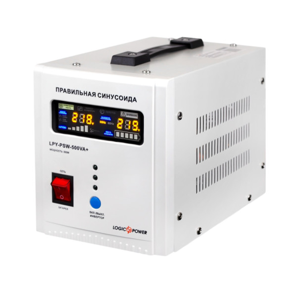 Джерело безперебійного живлення Logicpower LPY-PSW-800 ВА / 560 Вт лінійно-інтерактивне з правильною синусоїдою Джерело безперебійного живлення Logicpower LPY-PSW-800 ВА / 560 Вт лінійно-інтерактивне з правильною синусоїдою