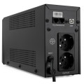 Джерело безперебійного живлення Vinga VPC-600MU 600ВА / 360 Вт з LCD-дисплеєм з USB у металевому корпусі Джерело безперебійного живлення Vinga VPC-600MU 600ВА / 360 Вт з LCD-дисплеєм з USB у металевому корпусі