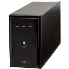 Линейно-интерактивный ИБП LPM-U1250VA (875Вт) для резервного питания техники и электроники, защита от перепадов напряжения и перегрузок, 3 евророзетки