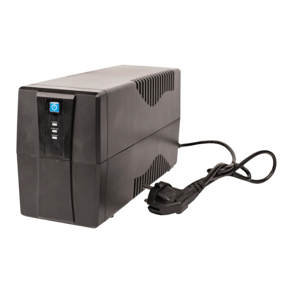Джерело безперебійного живлення Hikvision DS-UPS600/EU 360W для відеоспостереження та охоронних систем