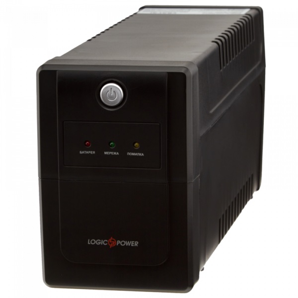 Джерело безперебійного живлення LogicPower LPM-825VA-P 825ВА / 577Вт лінійно-інтерактивне Джерело безперебійного живлення LogicPower LPM-825VA-P 825ВА / 577Вт лінійно-інтерактивне