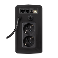 ИБП LP UL850VA 2Pro для резервного электропитания компьютеров и офисной электроники с защитой от перенапряжения и перегрузок