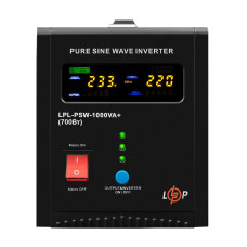 ДБЖ LP LPL-PSW-1000VA+ (700Вт) 10A/30A з правильною синусоїдою 12V ДБЖ LP LPL-PSW-1000VA+ (700Вт) 10A/30A з правильною синусоїдою 12V