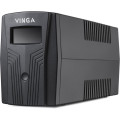 Джерело безперебійного живлення Vinga VPC-800P 800ВА / 480 Вт з LCD-дисплеєм у пластиковому корпусі Джерело безперебійного живлення Vinga VPC-800P 800ВА / 480 Вт з LCD-дисплеєм у пластиковому корпусі