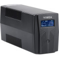 Джерело безперебійного живлення Vinga VPC-800P 800ВА / 480 Вт з LCD-дисплеєм у пластиковому корпусі Джерело безперебійного живлення Vinga VPC-800P 800ВА / 480 Вт з LCD-дисплеєм у пластиковому корпусі
