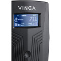 Джерело безперебійного живлення Vinga VPC-800P 800ВА / 480 Вт з LCD-дисплеєм у пластиковому корпусі Джерело безперебійного живлення Vinga VPC-800P 800ВА / 480 Вт з LCD-дисплеєм у пластиковому корпусі
