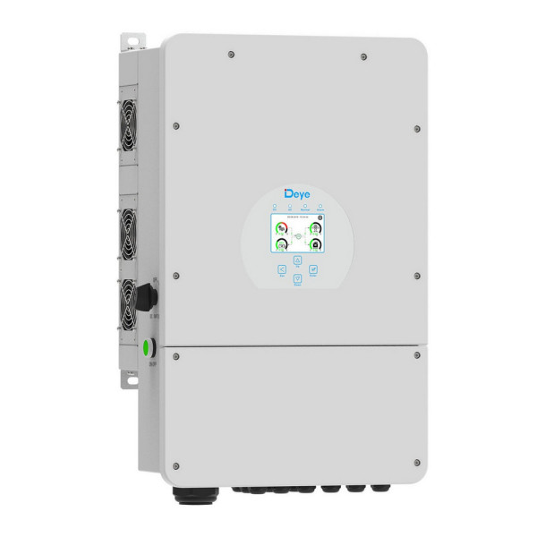 Гібридний інвертор 12кВт SUN-12K-SG02LP1-EU-AM3 однофазний з Wi-Fi для резервного енергопостачання та підключення сонячних панелей до "Зеленого тарифу" Гібридний інвертор 12кВт SUN-12K-SG02LP1-EU-AM3 однофазний з Wi-Fi для резервного енергопостачання та підключення сонячних панелей до "Зеленого тарифу"