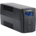 Джерело безперебійного живлення Vinga VPC-800PU 800ВА / 480 Вт з LCD-дисплеєм з USB у пластиковому корпусі Джерело безперебійного живлення Vinga VPC-800PU 800ВА / 480 Вт з LCD-дисплеєм з USB у пластиковому корпусі