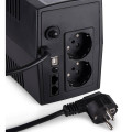 Джерело безперебійного живлення Vinga VPC-800PU 800ВА / 480 Вт з LCD-дисплеєм з USB у пластиковому корпусі Джерело безперебійного живлення Vinga VPC-800PU 800ВА / 480 Вт з LCD-дисплеєм з USB у пластиковому корпусі