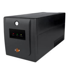 Линейно-интерактивный источник бесперебойного питания LPM-U1100VA-P для компьютерной техники и стабилизации напряжения, мощность 770 Вт, 4 розетки