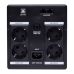 Линейно-интерактивный источник бесперебойного питания LPM-U1100VA-P для компьютерной техники и стабилизации напряжения, мощность 770 Вт, 4 розетки