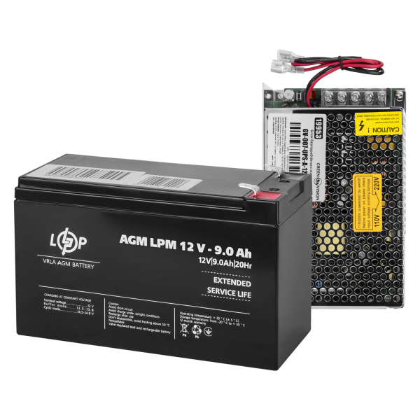 Блок безперебійного живлення GV-007-UPS-A-1203-8A-9Ah для відеоспостереження з АКБ 12V 9Ah, імпульсний, одноканальний, захист від перегріву та перевантаження Блок безперебійного живлення GV-007-UPS-A-1203-8A-9Ah для відеоспостереження з АКБ 12V 9Ah, імпульсний, одноканальний, захист від перегріву та перевантаження