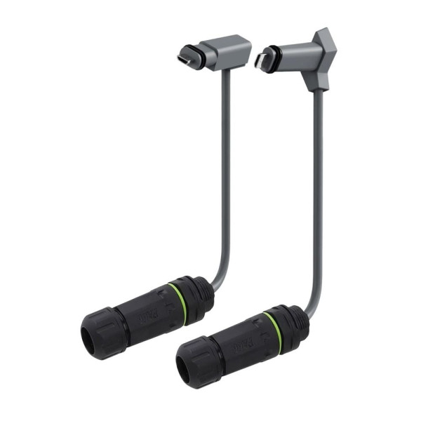 Комплект коннекторов IP68 SPX Plug to RJ45 для Starlink Gen2 для стабильного интернет-соединения с Ethernet на расстоянии до 50 м Комплект коннекторов IP68 SPX Plug to RJ45 для Starlink Gen2 для стабильного интернет-соединения с Ethernet на расстоянии до 50 м