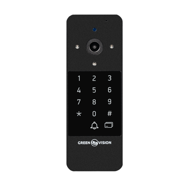 Панель виклику GV-007-M-PV10-160 Black для домофону з відеокамерою 2.0 MP для цілодобового контролю та спілкування з відвідувачами Панель виклику GV-007-M-PV10-160 Black для домофону з відеокамерою 2.0 MP для цілодобового контролю та спілкування з відвідувачами
